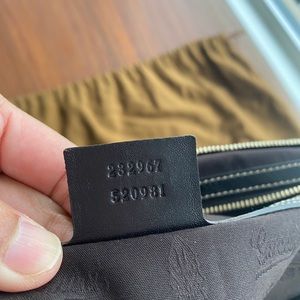 Gucci Monogram Horsebit Tassel Messenger Bag